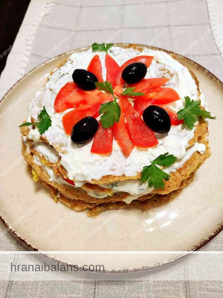 Солена торта с палачинки от тиквички – 6 БПВМ